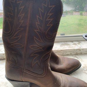 Ariat - Women's Heritage R Toe Western Boots - Distressed Brown